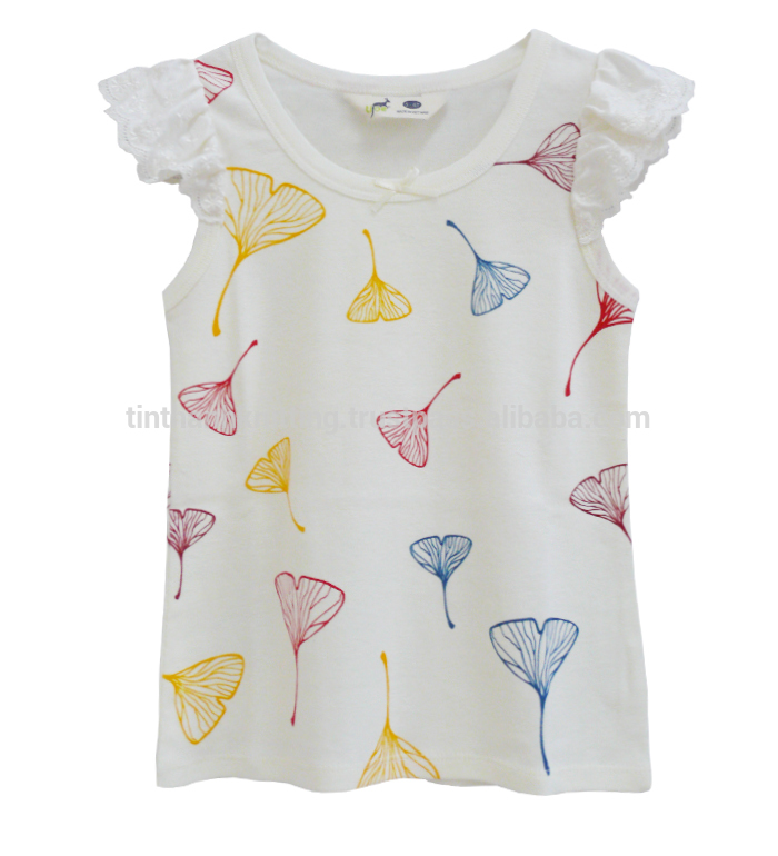 の子供のタンクトッププリントシャツ- to-sng-01/15.01-キッズ服　シャツ、トップス問屋・仕入れ・卸・卸売り