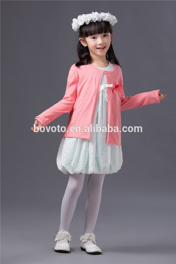 最新の秋冬韓国2014年ピンクの女の子の子供のカーディガン-キッズ服　セーター問屋・仕入れ・卸・卸売り
