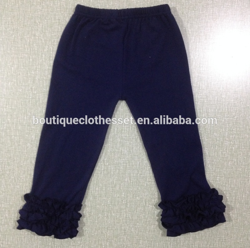 2015熱い販売の子供の女の子の冬のアイシング高品質の幼児のレギンスレギンス暖かい素敵なソリッドカラーフリルパンツ-ズボン問屋・仕入れ・卸・卸売り