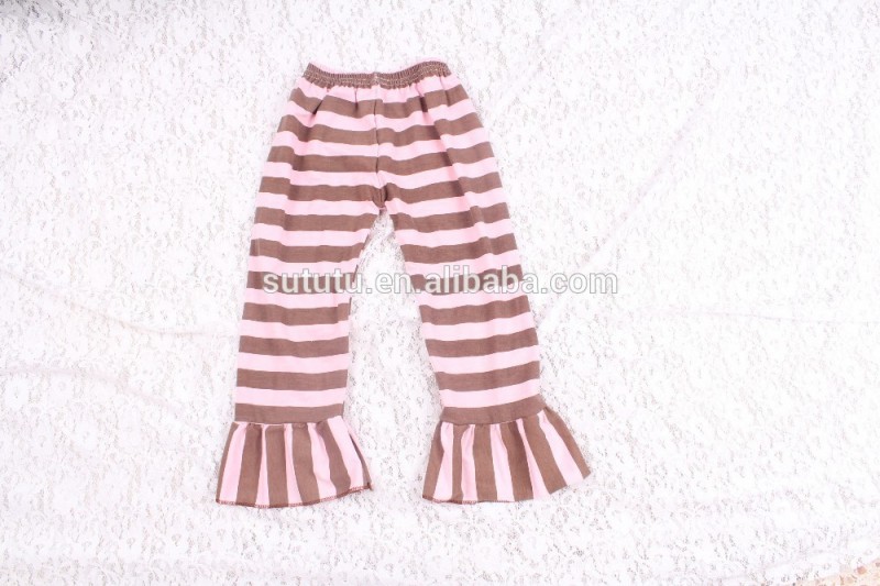 低コスト2014年パンツ女の子用シンプルなデザインの秋の冬花柄パンツストライプコットンパンツ-ズボン問屋・仕入れ・卸・卸売り