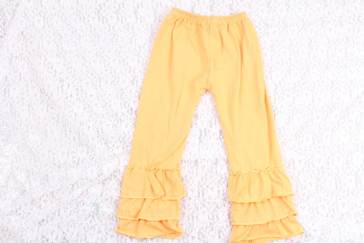 工場卸売中国のパンツの子供のズボンのフリルのついたデザイン裸眼で赤ちゃんの女の子のための子供のズボン-ズボン問屋・仕入れ・卸・卸売り