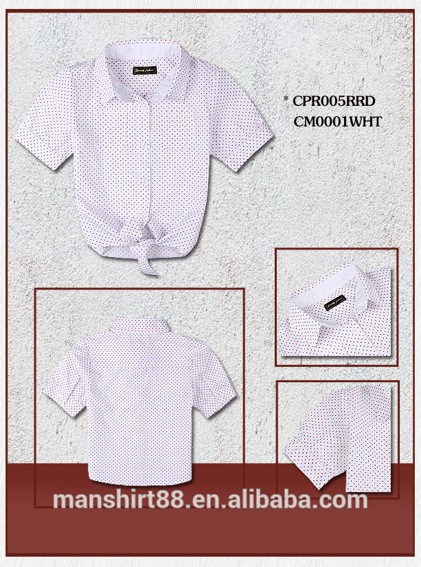 2016トレンディ新しいスタイル女の子シャツspolk点線おしゃれなシャツ用女の子-キッズ服　シャツ、トップス問屋・仕入れ・卸・卸売り