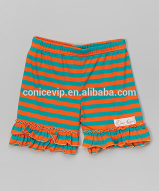 工場直売の子供の服の夏の赤ちゃんの女の子のビッグフリルパンツ卸売子供の女の子の夏のショートパンツ-ズボン問屋・仕入れ・卸・卸売り