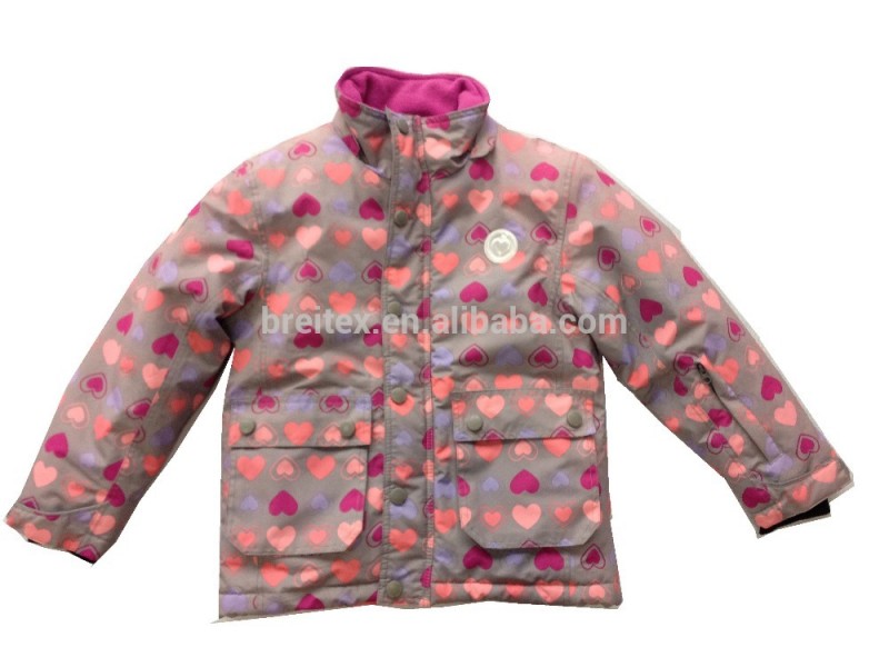 女の子冬服、キッズ冬スキー/sknowフードなし-ジュニア服（女）ジャケット、コート問屋・仕入れ・卸・卸売り