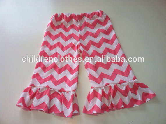 義烏mingzhen衣服工場卸売女の子アイシングレギンストリプルフリルパンツ綿レギンスハーレムパンツ-ズボン問屋・仕入れ・卸・卸売り