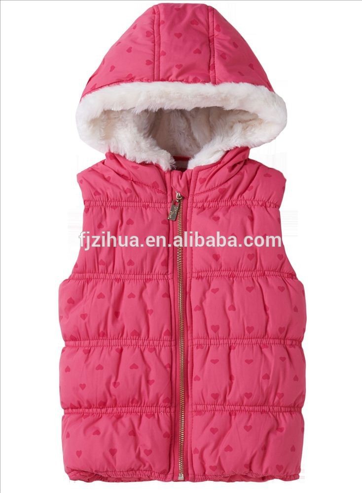 2016新しい来るプリティ女の子の冬のチョッキ-ジュニア服（女）ジャケット、コート問屋・仕入れ・卸・卸売り