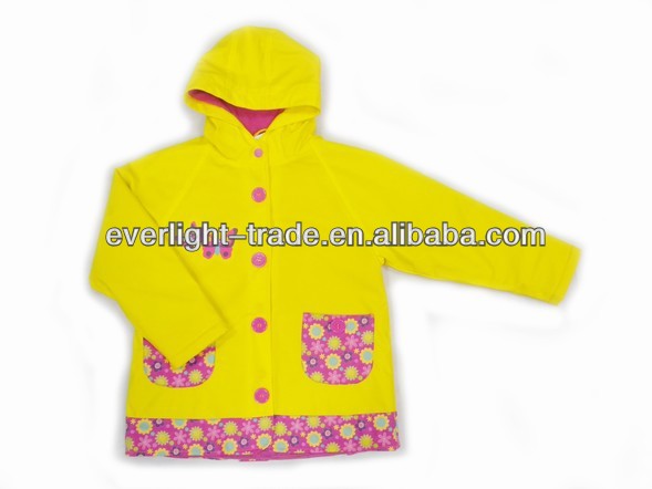 キッズファッションpu防水レインジャケット-ジュニア服（女）ジャケット、コート問屋・仕入れ・卸・卸売り