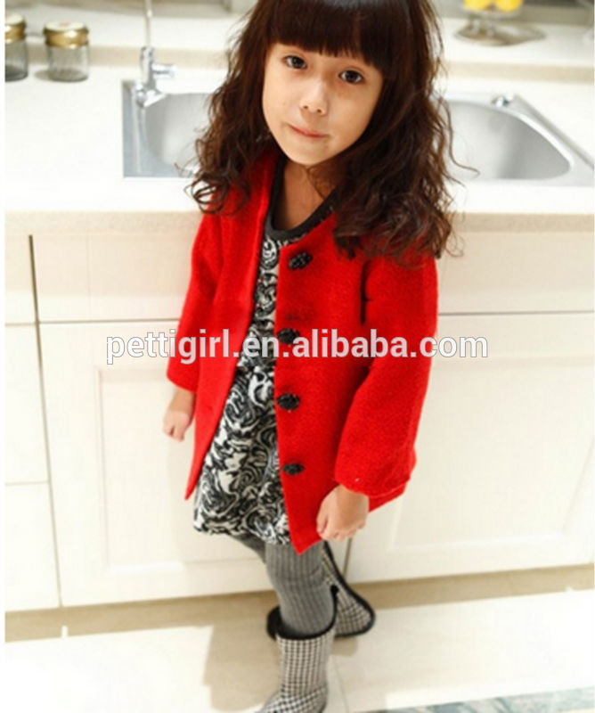 新しい冬の韓国の女の子のコートファッション長い冬の女の子のためのコート生き抜く赤ん坊の摩耗oc41211-5子供服送料無料-キッズ服　コート問屋・仕入れ・卸・卸売り