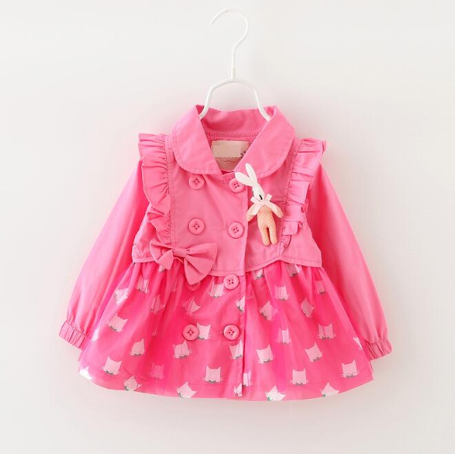 Zm51598aベストセラー女の子秋コート子供卸売冬服-キッズ服　コート問屋・仕入れ・卸・卸売り
