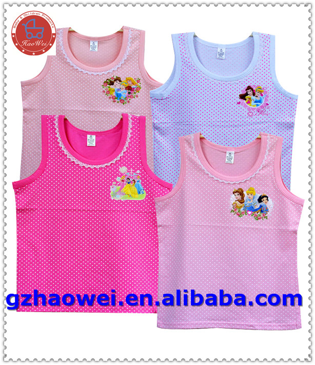 100%綿王女パターンtシャツ女の子のための子供tシャツ-キッズ服　Tシャツ問屋・仕入れ・卸・卸売り