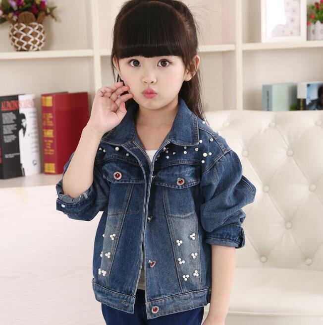 Zm31328a高品質子供服ファッションベビー女の子デニムジャケットコート-キッズ服　コート問屋・仕入れ・卸・卸売り