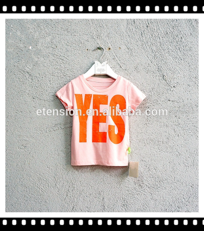 高品質安い新しいファッションの女の子tシャツ印刷ピンク-問屋・仕入れ・卸・卸売り