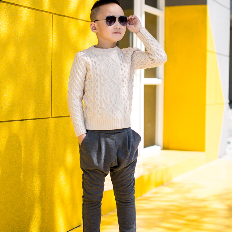 子供ゾーン2016クールウールプルオーバーのセーターのデザインの男の子用少年ニットセーター-キッズ服　セーター問屋・仕入れ・卸・卸売り