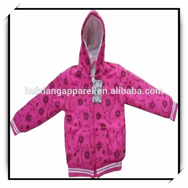 工場出荷時の価格2015女の子カスタム印刷されたバルクパーカー-ジュニア服（女）ジャケット、コート問屋・仕入れ・卸・卸売り