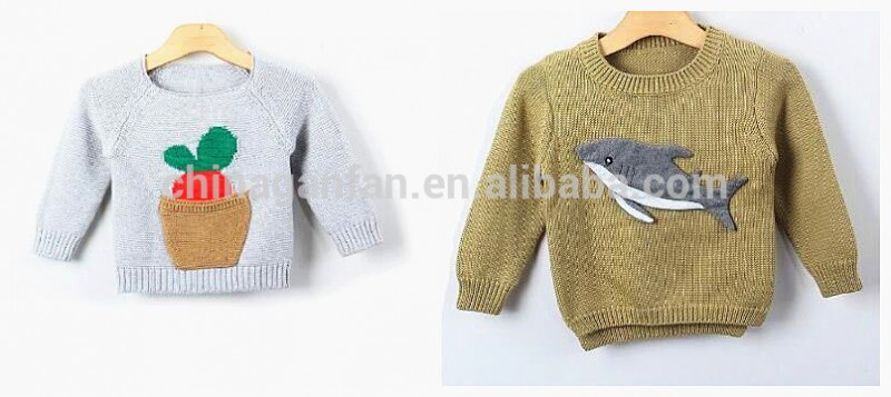 セーターのデザイン赤ちゃん女の子と男の子メーカー中国-キッズ服　セーター問屋・仕入れ・卸・卸売り