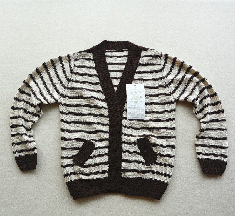 子供の縞模様のニットカシミヤのセーターカーディガン-プラスサイズセーター問屋・仕入れ・卸・卸売り