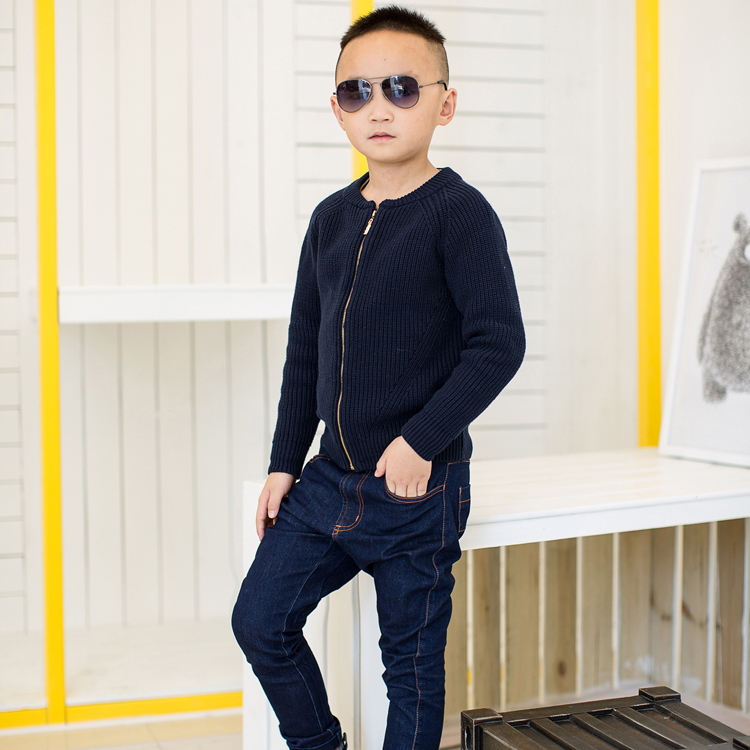 子供ゾーン2016クールウールカーディガンセーターのデザイン男の子用少年ニットセーター-キッズ服　セーター問屋・仕入れ・卸・卸売り