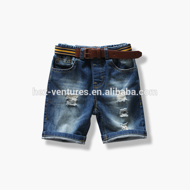 男の子デニムジーンズoemサービストップ販売子供ジーンズ-キッズ服　半ズボン問屋・仕入れ・卸・卸売り