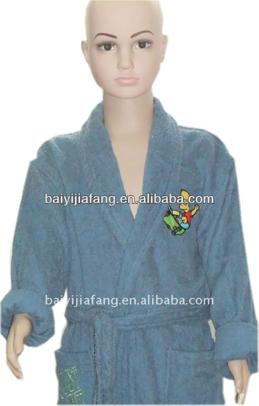 綿100％の子供テリー生地のバスローブ-バスローブ問屋・仕入れ・卸・卸売り
