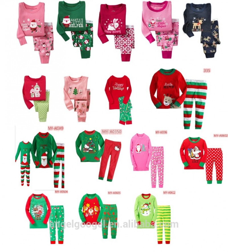 サンタのメールボックスピンク用パジャマパジャマ子供のクリスマスのトナカイholidaymy- pch2-パジャマ問屋・仕入れ・卸・卸売り