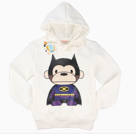 バット男の漫画カスタム印刷された子供のためのフーディを印刷するの子供の服卸売-キッズ服　パーカー、スウェットシャツ問屋・仕入れ・卸・卸売り