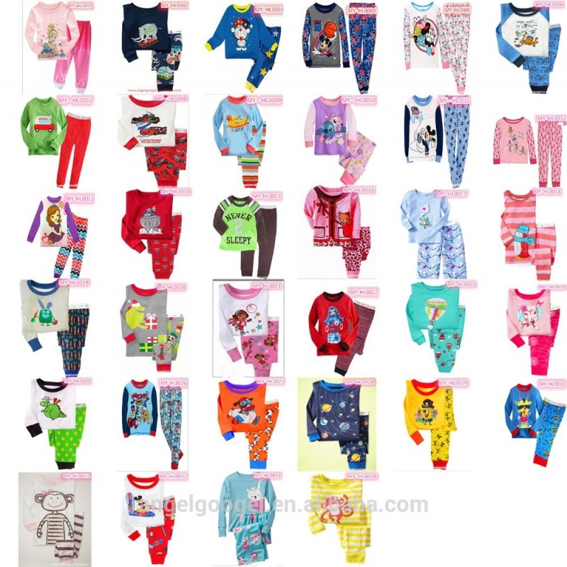 長い袖の子供のパジャマのための面白い2月7日ag-ll18年-パジャマ問屋・仕入れ・卸・卸売り
