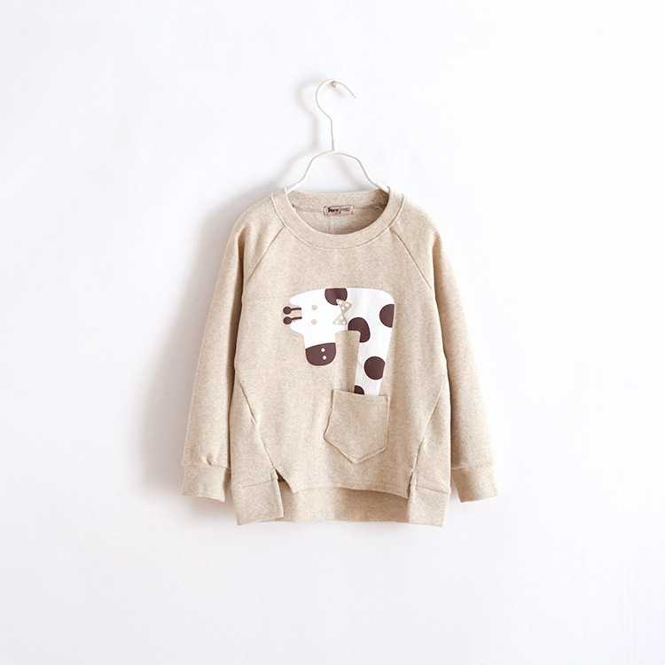 YD5073秋韓国漫画柔らかい綿菓子色の女の子パーカー-キッズ服　パーカー、スウェットシャツ問屋・仕入れ・卸・卸売り