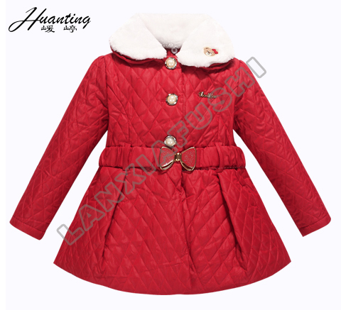 暖かい女の子の冬の綿コート防風ソフトシェルジャケット用女の子-ジュニア服（女）ジャケット、コート問屋・仕入れ・卸・卸売り