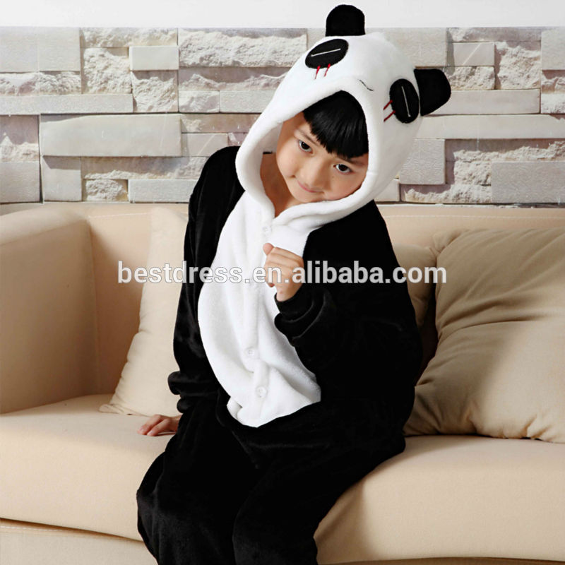 パンダの動物の子供の最も安い2014年onesieジャンプスーツパジャマ-パジャマ問屋・仕入れ・卸・卸売り