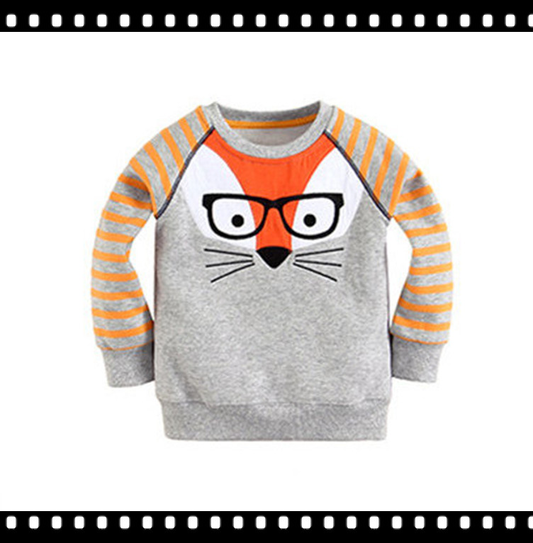 ファッション刺繍子供の赤ちゃんの厚いフリースクルーネックのスウェットシャツ-キッズ服　パーカー、スウェットシャツ問屋・仕入れ・卸・卸売り