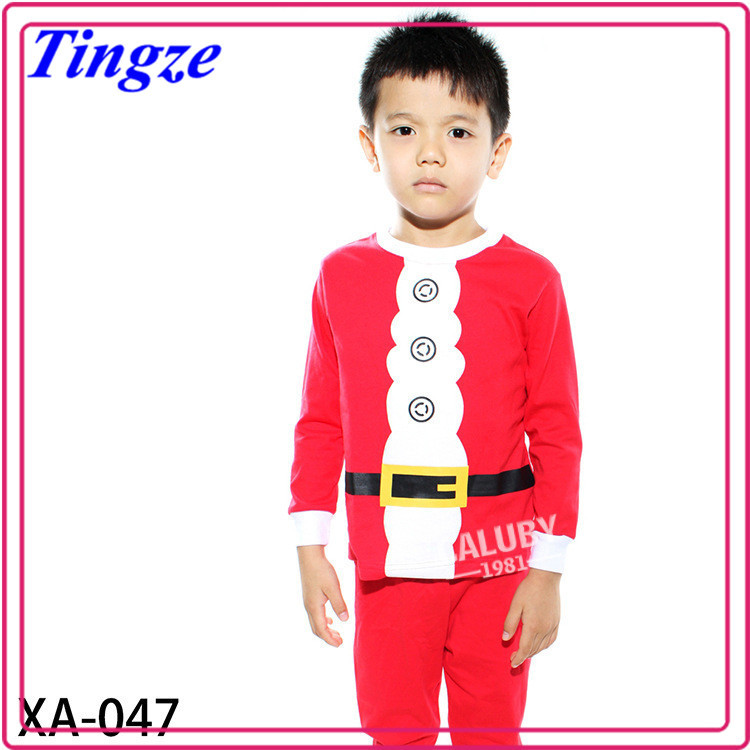 2015新式の熱い販売のファッションサンタクロースクリスマスパジャマパジャマの子供たち-パジャマ問屋・仕入れ・卸・卸売り