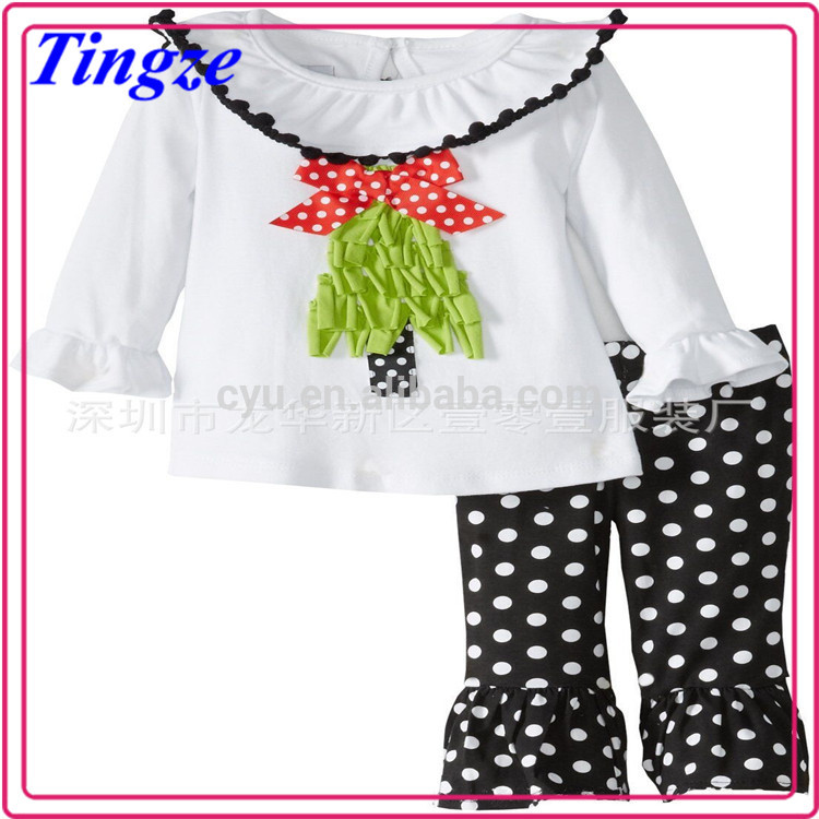 売れ筋新デザイン可愛快適綿の子の服のセットtr-ca41クリスマスベビー服-パジャマ問屋・仕入れ・卸・卸売り