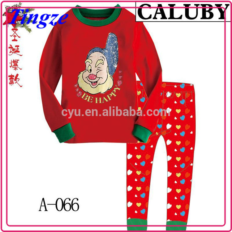 売れ筋新デザイン快適なクリスマスtr-ca35綿の子供のパジャマ卸売-パジャマ問屋・仕入れ・卸・卸売り