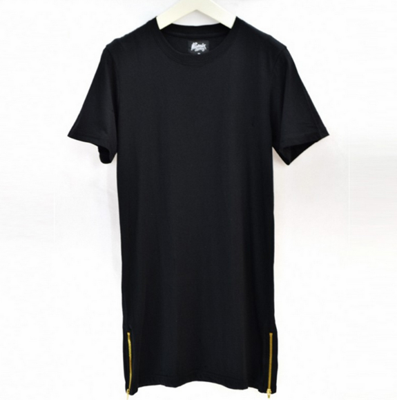 最新のファッション高品質ブランクtシャツ付きジッパー用メンズ-プラスサイズTシャツ問屋・仕入れ・卸・卸売り
