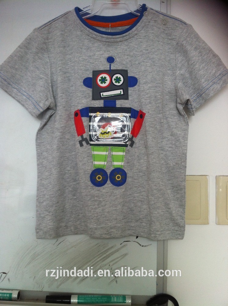 綿100％刺繍の子供のtシャツ-キッズ服　Tシャツ問屋・仕入れ・卸・卸売り