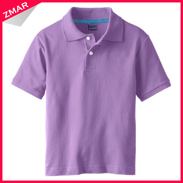 ファッションカスタムデザイン刺繍ロゴ子供バルクブランク安いピケポロシャツ-キッズ服　Tシャツ問屋・仕入れ・卸・卸売り