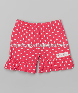 快適な新しい夏フリル女の子の短いズボン綿卸売綿フリルパンツ-ズボン問屋・仕入れ・卸・卸売り