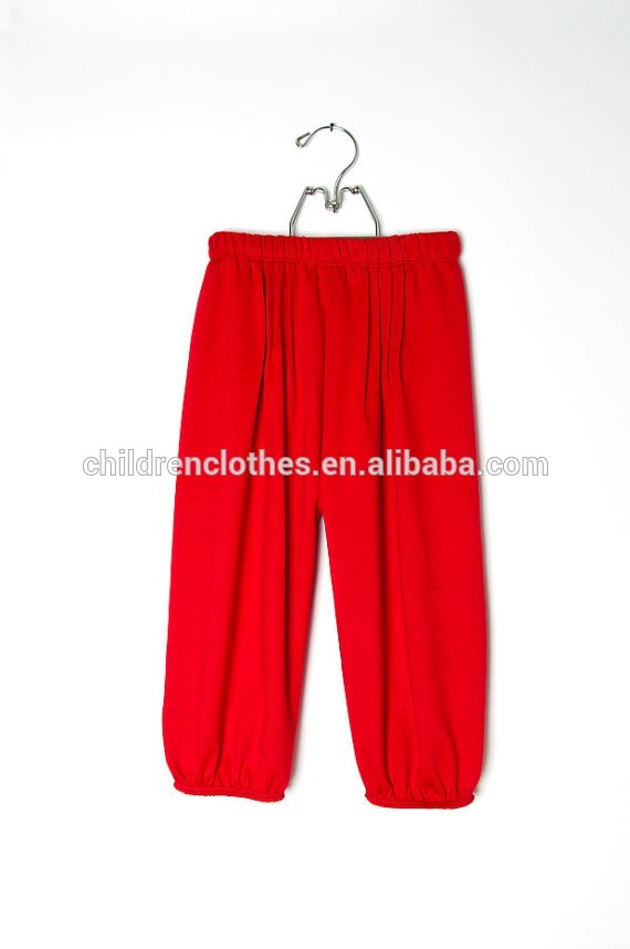 熱い販売の綿の子供の女の子の服多色純粋な色の子供のズボンの赤ん坊のズボン-ズボン問屋・仕入れ・卸・卸売り