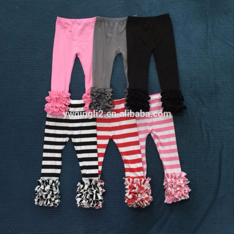 ホット販売赤ちゃんフリルアイシングパンツブティックフリルレギンス卸売女の子アイシングレギンス-ズボン問屋・仕入れ・卸・卸売り