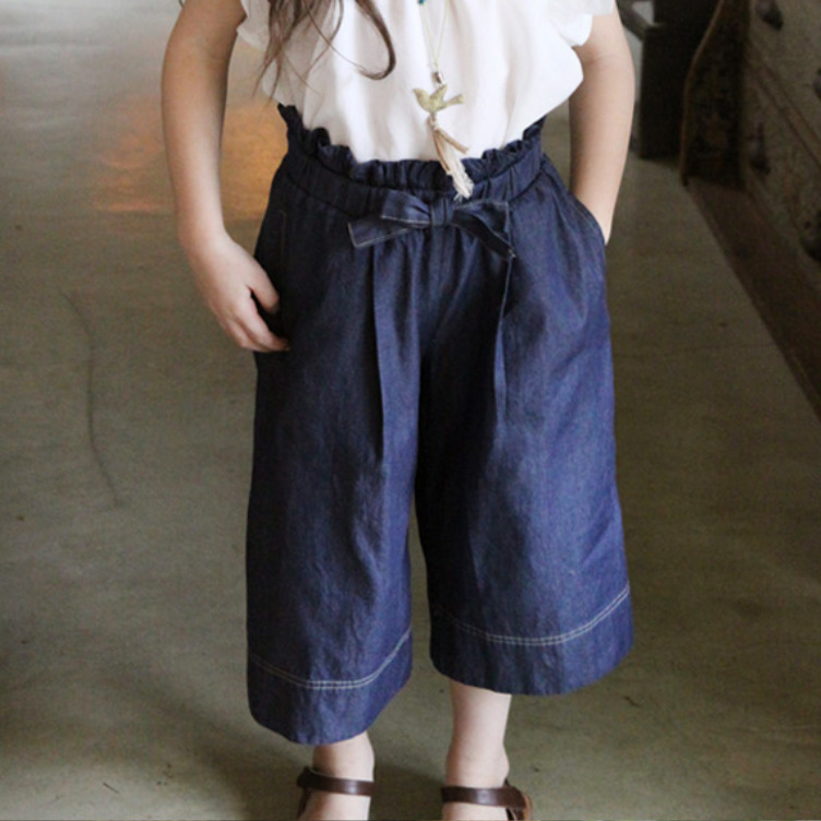 F10041A赤ちゃん女の子洗浄デニムパンツ韓国スタイルのavailble赤ちゃんハーレムパンツ-ズボン問屋・仕入れ・卸・卸売り