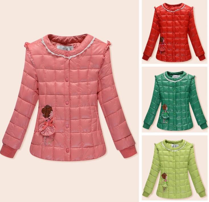 薄いと短い子供女の子冬コート新しいデザイン2016子供服-キッズ服　コート問屋・仕入れ・卸・卸売り