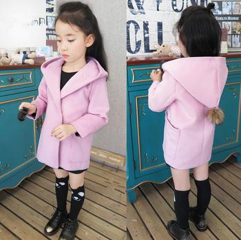 コート子供の ため 、冬コート子供の ため 、長い ピンク コート女の子の ため の冬-問屋・仕入れ・卸・卸売り