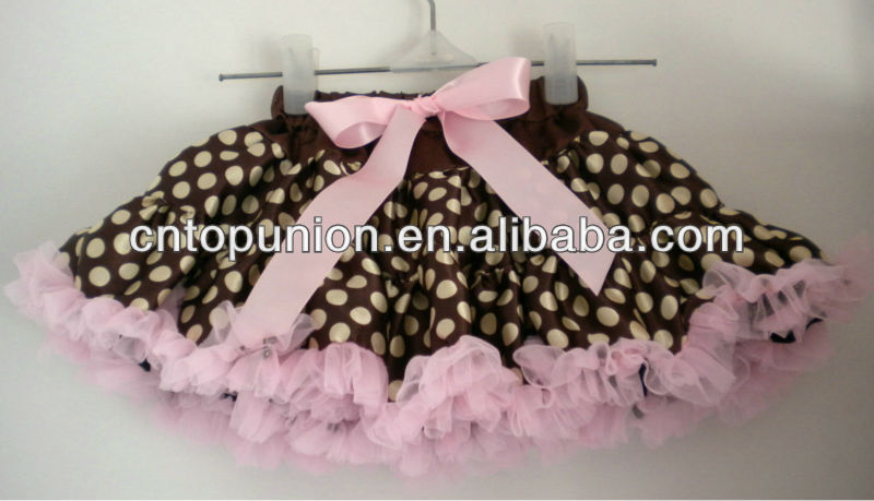 女の赤ちゃんの女の子のサテンふわふわpettiskirtsチュチュスカート-ジュニア服（女）スカート問屋・仕入れ・卸・卸売り