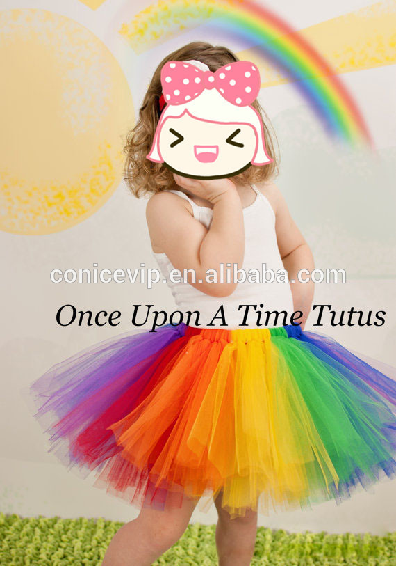 春の新甘い魅力的な子供の女の子のダンスの摩耗赤ちゃんpettiskirtsふわふわかわいいシフォン女の赤ちゃんのフリルチュチュペチコート-ジュニア服（女）スカート問屋・仕入れ・卸・卸売り
