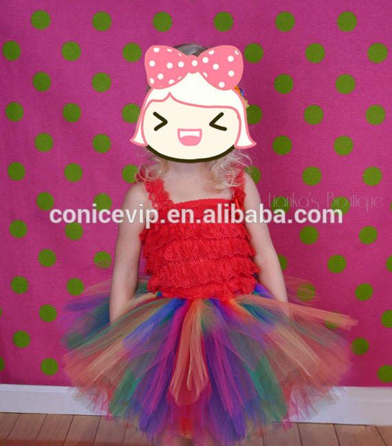 新しいファッション夏のスタイル女の子卸売pettiskirts安い十代の若者たちのミニダンスチュチュの女の子カジュアルカラフルなスカート-ジュニア服（女）スカート問屋・仕入れ・卸・卸売り