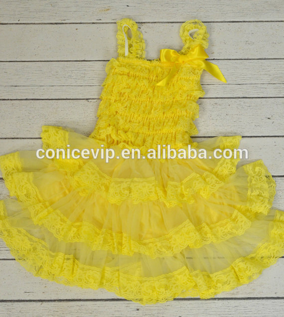 黄色愛らしいかわいい女の赤ちゃんのフワフワチュチュスカート子供ファンシードレス中国卸売高品質で-ジュニア服（女）スカート問屋・仕入れ・卸・卸売り