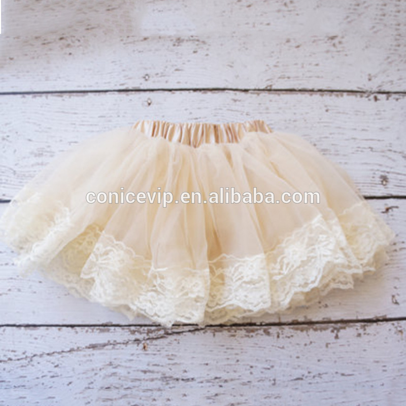 中国製リメイク女の子ブティック卸売安い女の赤ちゃんのフリルチュチュとのpettiskirt高品質-ジュニア服（女）スカート問屋・仕入れ・卸・卸売り
