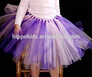 新しいバレエガウンバレエスカート誕生日子供チュチュスカートブティック紫色の女の子手作りチュチュスカート-プラスサイズドレス、スカート問屋・仕入れ・卸・卸売り
