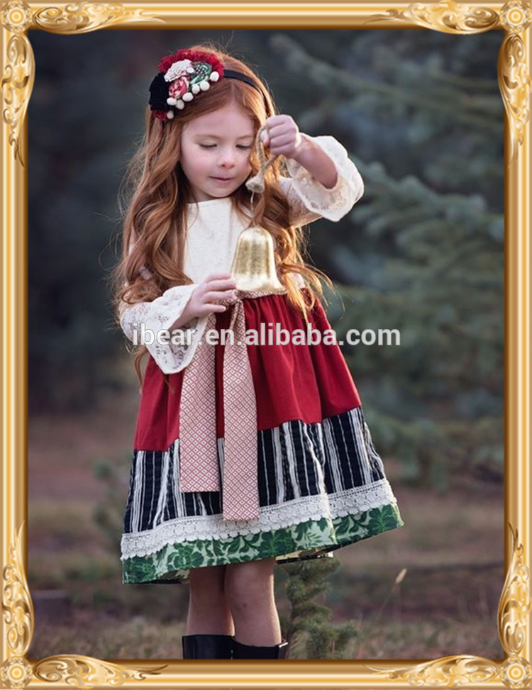ブティック女の赤ちゃんのドレス最新のパーティー着用ドレス女の子のためファンシーレースチュニックフリルドレスでサッシ子供frocksデザイン-ジュニア服（女）スカート問屋・仕入れ・卸・卸売り