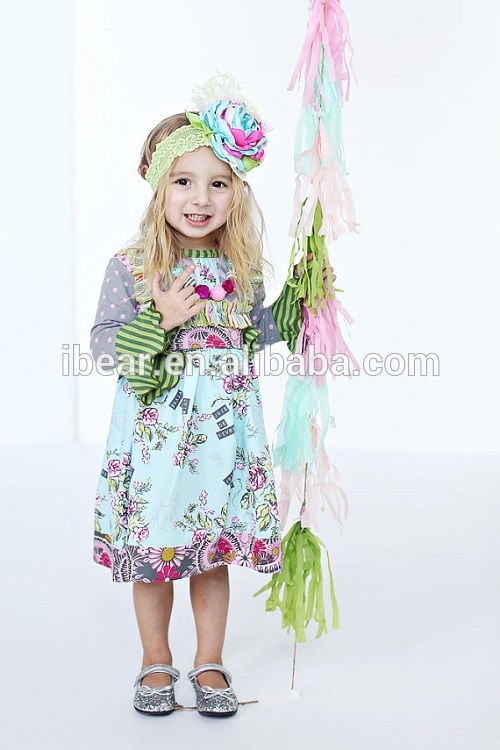 2016Newデザイン子供frocksデザインフラワードレス服メーカー子供服2016-ジュニア服（女）スカート問屋・仕入れ・卸・卸売り